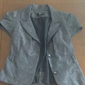 Short sleeve blazer jacket